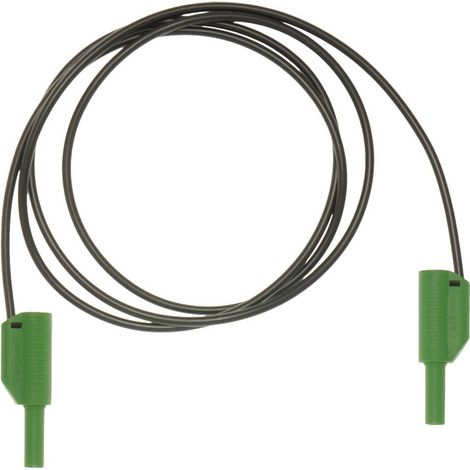Metrel A 1341 Puntali di sicurezza Spina a banana 4 mm Spina a banana 4 mm 1.50 m Nero, Verde 1 pz.