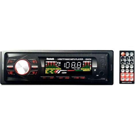 STEREO AUTO AUTORADIO 4X60W AUX MP3 USB SD RADIO FM BLUETOOTH VIVA VOCE MOD.5008 (1/5)