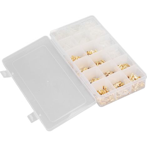 1000 inserts de bornes nues, inserts à ressort, gaines, borniers, inserts mâles et femelles (1/5)
