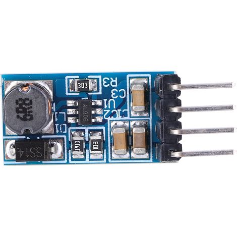 2 Pièces Convertisseur DC-DC Mini Step-Up, Module Élévateur 3.3V/5V à 12V, Ultra-Compact (1/5)