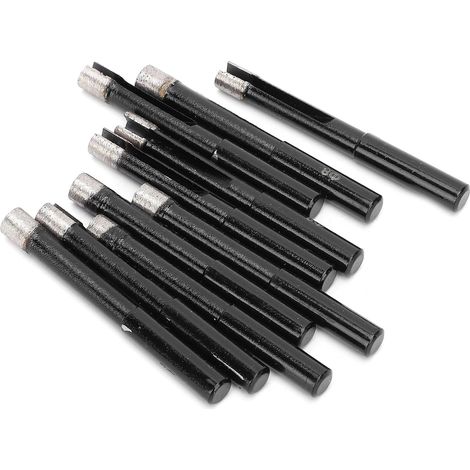 Diamond Core Drill Bit Set, 10 Pieces, 8mm (1/5)