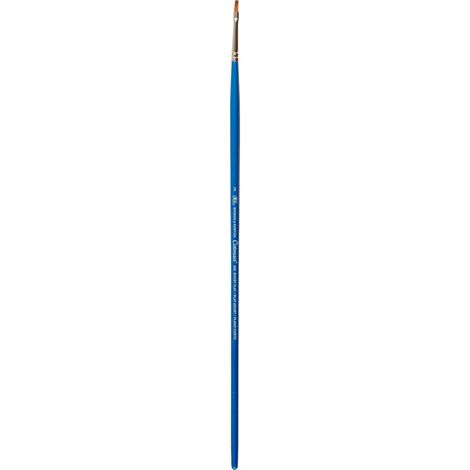 Winsor & Newton Cotman 5305003, Pennello, Legno, Nr. 3 - 3 mm, Flach - Pinsel, langer Stiel, Blu (1/3)