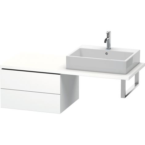 Mobiletto sotto console L-CUBE 400x620x547mm bianco super opaco