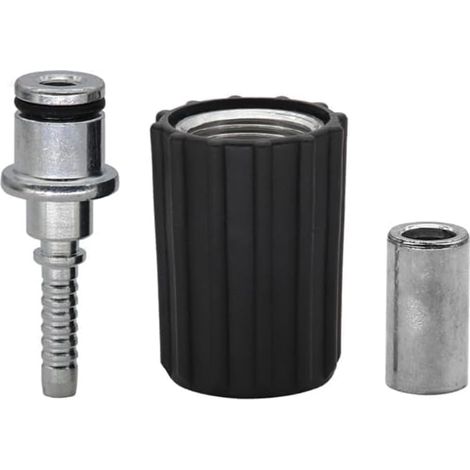 High Pressure Washer Hose Insert Fittings Car Washer Water Cleaning Hose Pipe Fitting Quick Fixing TwistConnector Pressure Washer Parts and Accessories