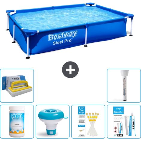 Bestway Bestway Steel Pro Rectangulaire - 221x150x43 cm - 7-pièces  S22290 (1/5)