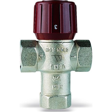 Válvula mezcladora termostática 62C 42-60ºC AQUAMIX - WATTS Medidas: 3/4" (1/2)