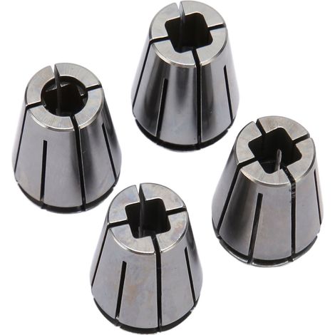 Mandrin à 4 mors ERG20, lot de 4 pinces de serrage à ressort pour tour CNC, fraisage et gravure, outillage de précision (1/5)