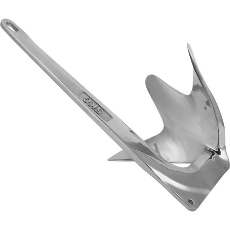5 kg schwerer Marine-Karabineranker aus Edelstahl 316, robust für Beiboote, Kajaks, Yachten und Boote. (1/5)