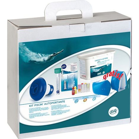 Tratamiento piscina gre-pools kit 5-15 m³ completo