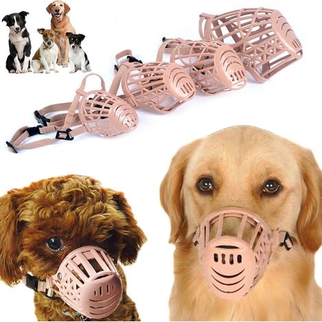 Museau Pour Chien - En Plastique Souple Réglable - Pour Dressage Et Sécurité - Convient Chiens Petit À Grand - Taille Unique Disponible (1/5)