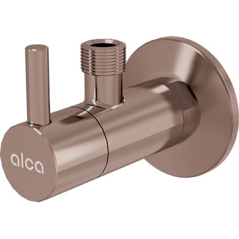 Alca - Eckventil mit Filter, matt gebürstet rotgold ARV001-RG-B (1/2)