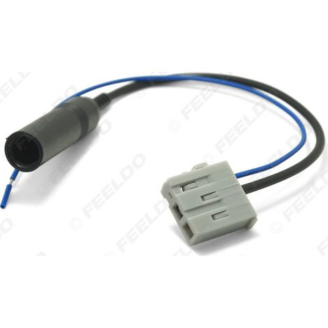Convient aux câbles adaptateurs radio et aux connecteurs mâles d'antenne radio des Nissan Tiida, Sunny et Livina.