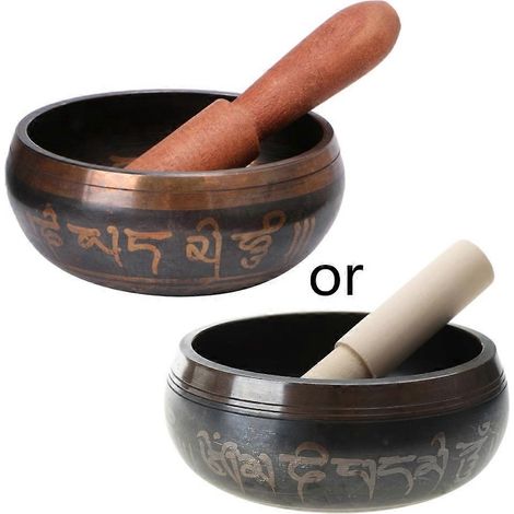 Tibetische Klangschale, handgehämmert, Yoga-Kupfer, Chakra-Meditationsgeschenk