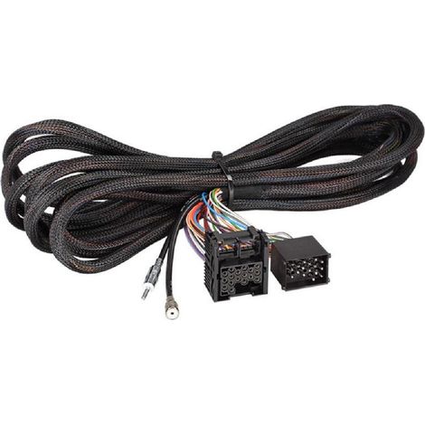 Faisceau Autoradio 17pin compatible avec BMW 3 5 X5 - 6.5m I-Bus avec Antenne