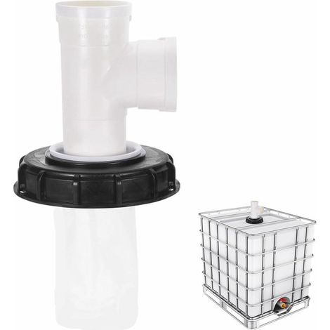 F förmiger IBC Tankdeckel mit waschbarem Nylonfilter für 1000 Liter IBC Regenwassertanks, IBC Deckelfilter, IBC Tankzubehör, 165 mm Nylon Regenwa (1/5)