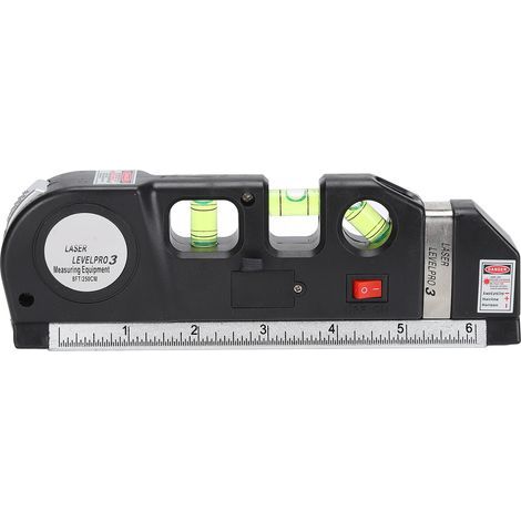 Multifunktionale Infrarot-Laserwasserwaage mit Maßband, Nivelliergerät für Holzbearbeitung, digitale Wasserwaage (1/5)