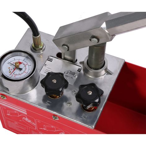 Manuelle hydraulische Rohrdruckprüfpumpe, Leckageprüfgerät für Wasserleitungen (1/5)