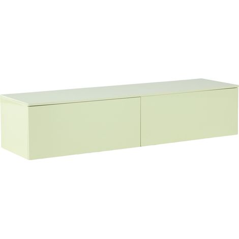 Meuble TV Design "Frihamn" 160cm Vert (1/5)