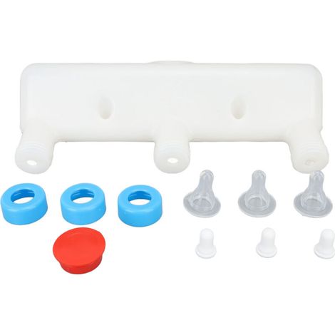 Lamb Feeder with 3 Nipples, 3L Silicone Plastic Teat for Livestock, Milk Feeding Tool for Piglets, Puppies, Goats, Calves, Farm Pigs, Nipple Feeder (1/5)
