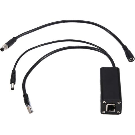 Répartiteur PoE 2,5 GHz 25 W (48 V vers 12 V) conforme à la norme IEEE 802.3af pour systèmes de vidéosurveillance et caméras 12 V (1/5)