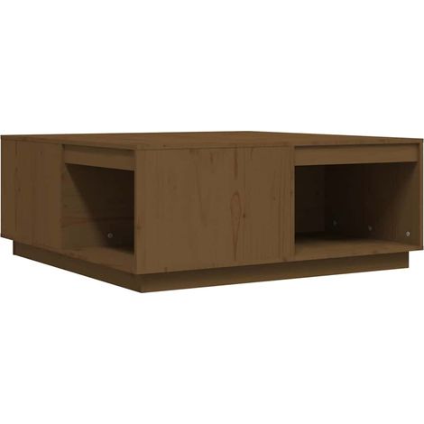 Maison Exclusive - Mesa de centro madera maciza pino marrón miel (1/5)