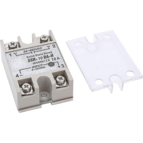 Relais statique 10 A 24-480 V CA - Rapide, fiable et durable pour les systèmes de contrôle (1/5)