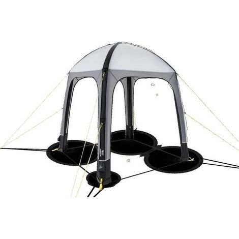 Inflatable shelter - KAMPA - AIR Shleter 200 - 2 x 2 m - Gray and black (1/3)