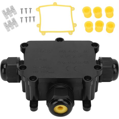 Boîte de jonction étanche IP68 3 voies pour câble extérieur TB730 - Connecteur électrique étanche (1/5)