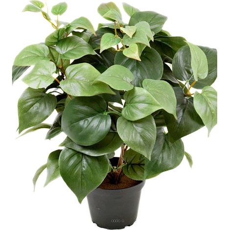Philodendron artificiel en pot H 35 cm très dense (1/2)