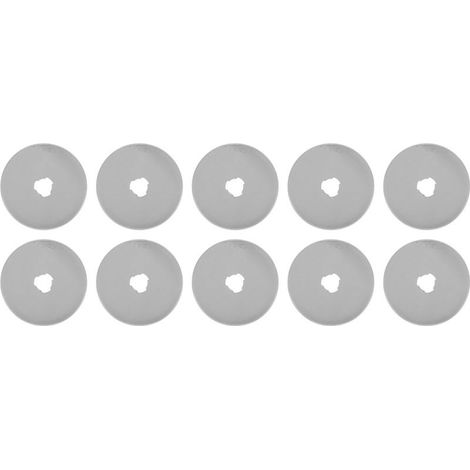 Kit de 10 lames rondes de 45 mm pour couteau à rouleau - Pièces de rechange (1/5)