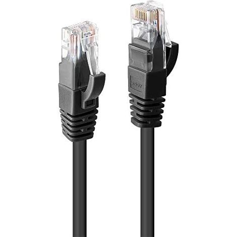 Lindy 48077 Netzwerkkabel Schwarz 1m Cat6 U/UTP (UTP) (1/3)