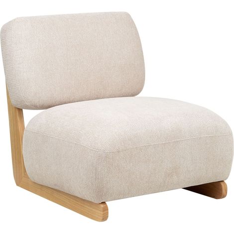 Armchair KOKKOLA Fabric Light Beige