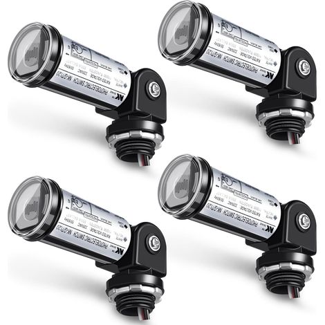 Capteur De Crépuscule - 120 V AC 50/60 Hz - Pour Éclairage Extérieur Murale Ou Porche - Lot De 4 (1/5)