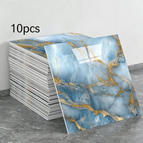 10 Bögen selbstklebende Tapete in Keramikfliesenoptik (Keramikoptik, Maße: 30 x 30 x 0,8 cm) (1/5)