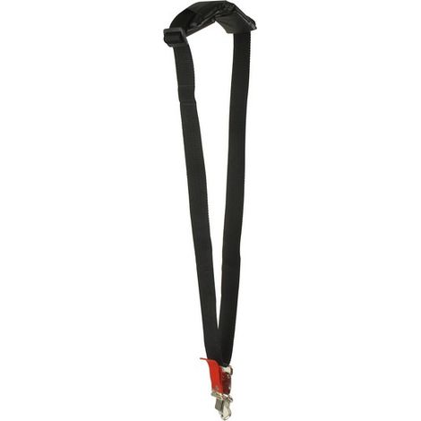 Sangle débroussailleuse avec mousse – Crochet d'attache rapide – Pour machines jusqu'à 25 cm3 – Réduit la fatigue des avant-bras