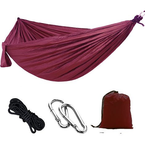 Hamac d extérieur en nylon parachute pour une ou deux (1/5)