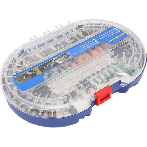 Coffret de 276 pièces de meuleuse électrique multifonction, kit outil rotatif avec accessoires variés, étui de rangement inclus, idéal pour bricolage, gravure, polissage et perçage. (1/5)