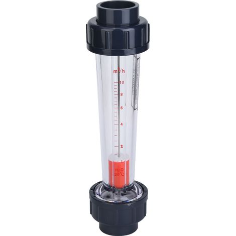 LZS-32 (D) Débitmètre à tube en plastique ABS pour liquides, instrument de mesure de débit 1-10 m H
