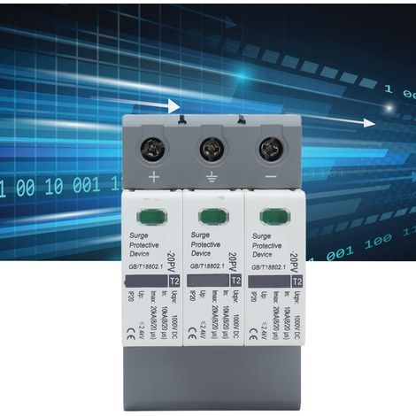 Überspannungsschutzgerät CHLT-20PV 10-20 kA 1000 V DC/3P (1/5)