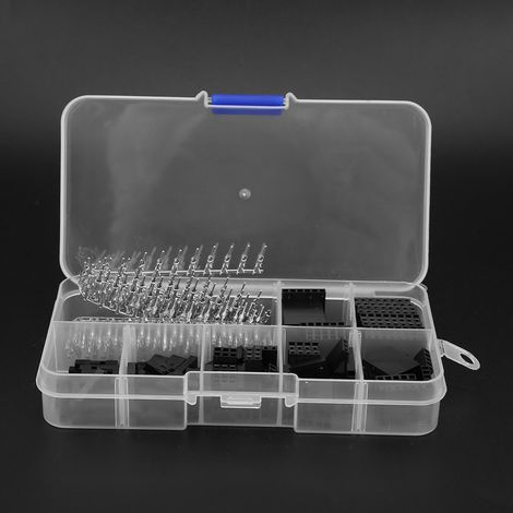 310-teiliges Kabel-Jumper-Pin-Steckverbinder-Gehäuseset, Stecker-Crimp-Stift, Buchsen-Anschluss, Rasterstift-Steckverbinder (1/5)