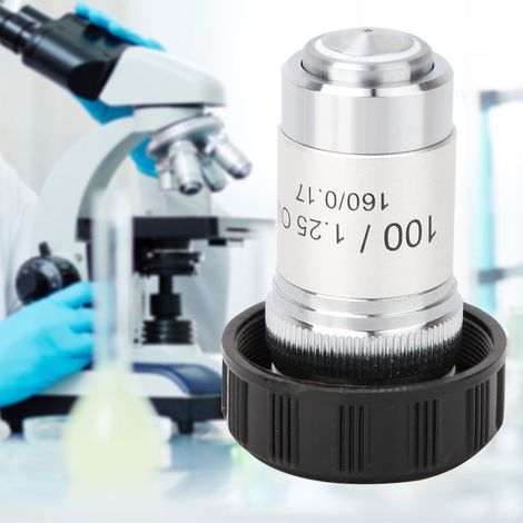 195 AllSteel Achromatisches Objektiv für alle biologischen Mikroskope (100x) (1/5)