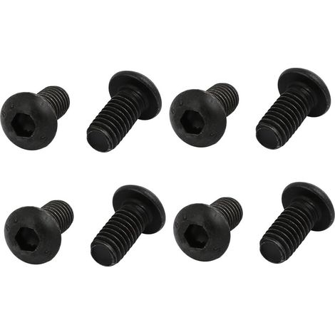 8pcs M6x12mm Vis Filetage à Gauche Vis Mandrin Perceuse Vis Blocage Boulon Classe 10.9 (1/3)