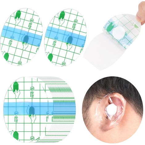 40 cache-oreilles étanches, Adulte Patch Oreille Étanche, D'oreille en coton pour la douche, la natation, la douche les bouchons pour le surf, la plongée avec tuba et autres sports nautiques