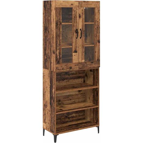 Alacena Madera Vieja 69,5 x 34 x 180 cm Madera contrachapada vidaXL