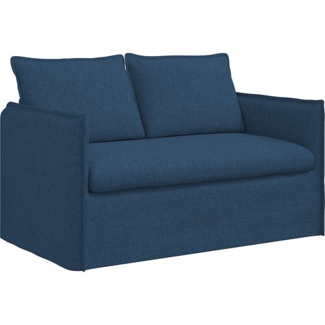 Canapé Bleu 136 x 82 x 85 cm tissu (1/5)