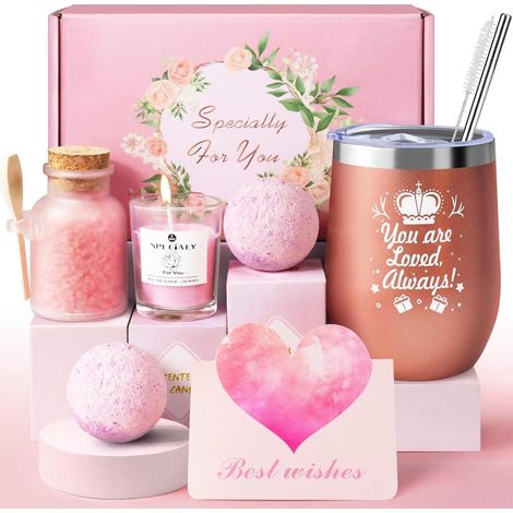 Geschenkset Geburtstag Frauen Freundin Schwester Mama 18 40 Rosa (1/5)