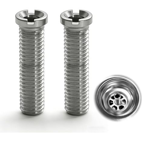 viti cave per lavelli, viti cave in acciaio inox M12x45mm, accessori per tappo filtro cestello lavello, per la sostituzione delle viti del filtro del lavello della cucina (1/5)
