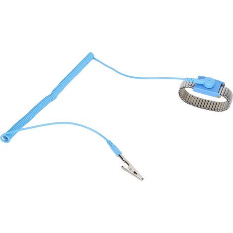 Antistatisches Armband aus Edelstahl, verschleißfest, stufenlos verstellbar, starke Erdungskraft (1/5)
