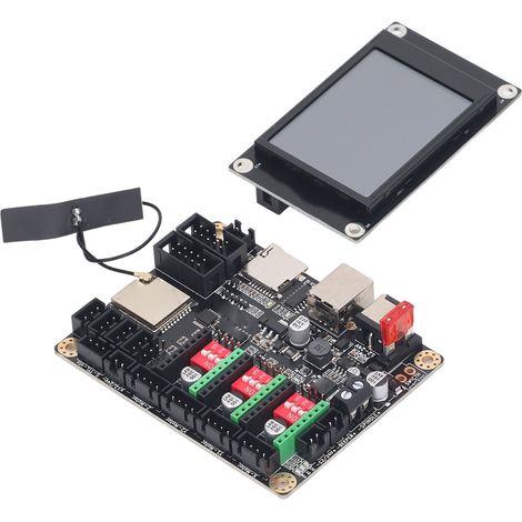 Kit d'affichage pour machine à graver, graveur de bureau, écran tactile 2,4 pouces, processeur 32 bits, module extensible, carte mère et écran (1/5)