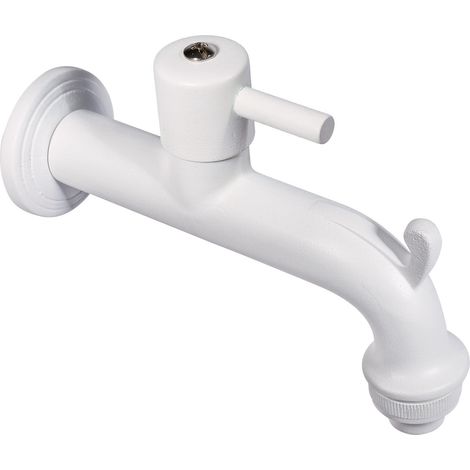 Rubinetto Colorato per Fontana da Giardino in Ottone Belfer RUB/023 Bianco
